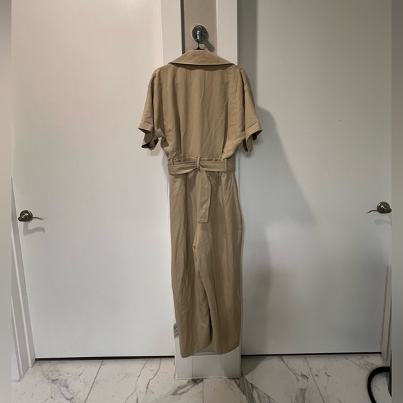 ASOS DESIGN | Short Sleeve Belted Jumpsuit - Picture 4 of 4